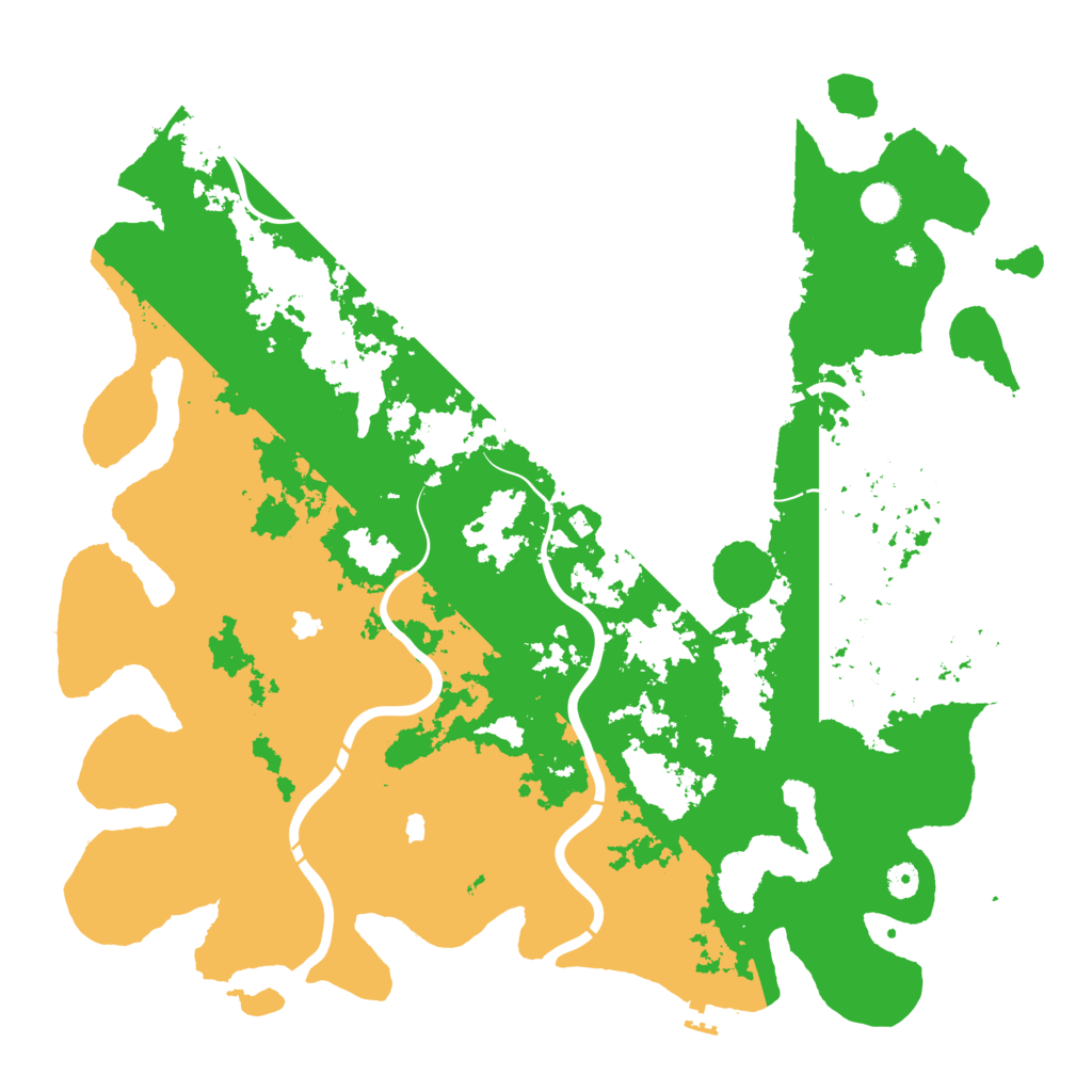 Biome Rust Map: Procedural Map, Size: 4800, Seed: 1401184818