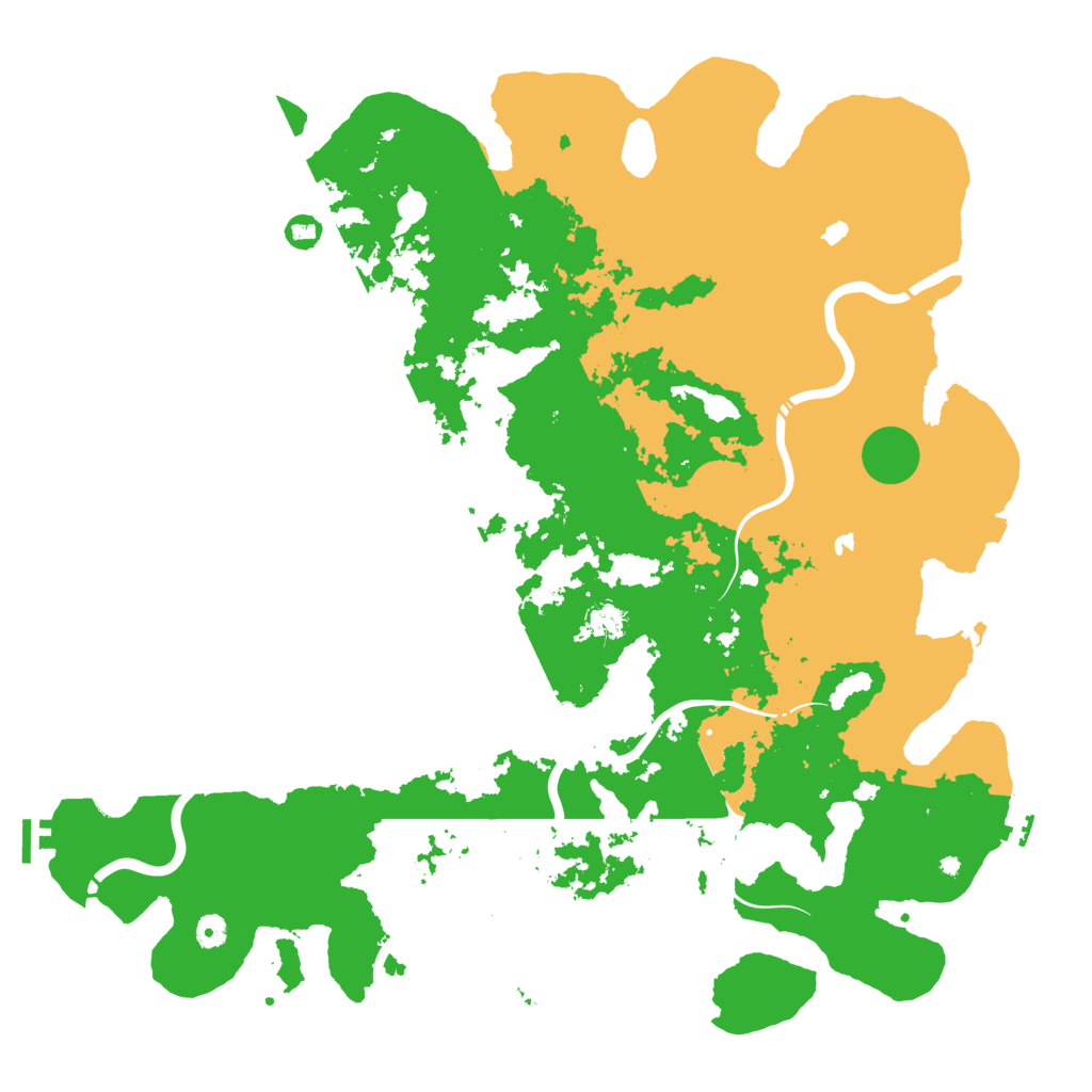Biome Rust Map: Procedural Map, Size: 5000, Seed: 2049131326
