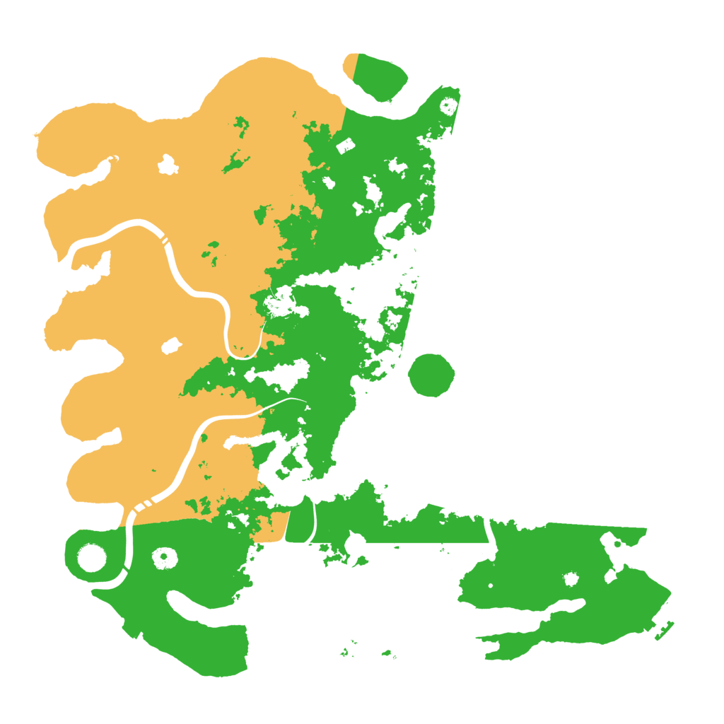 Biome Rust Map: Procedural Map, Size: 4500, Seed: 1767432251