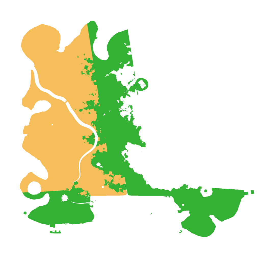 Biome Rust Map: Procedural Map, Size: 3500, Seed: 346131716