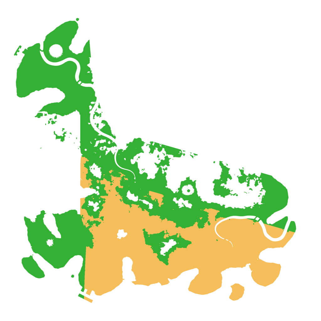 Biome Rust Map: Procedural Map, Size: 4250, Seed: 421548783