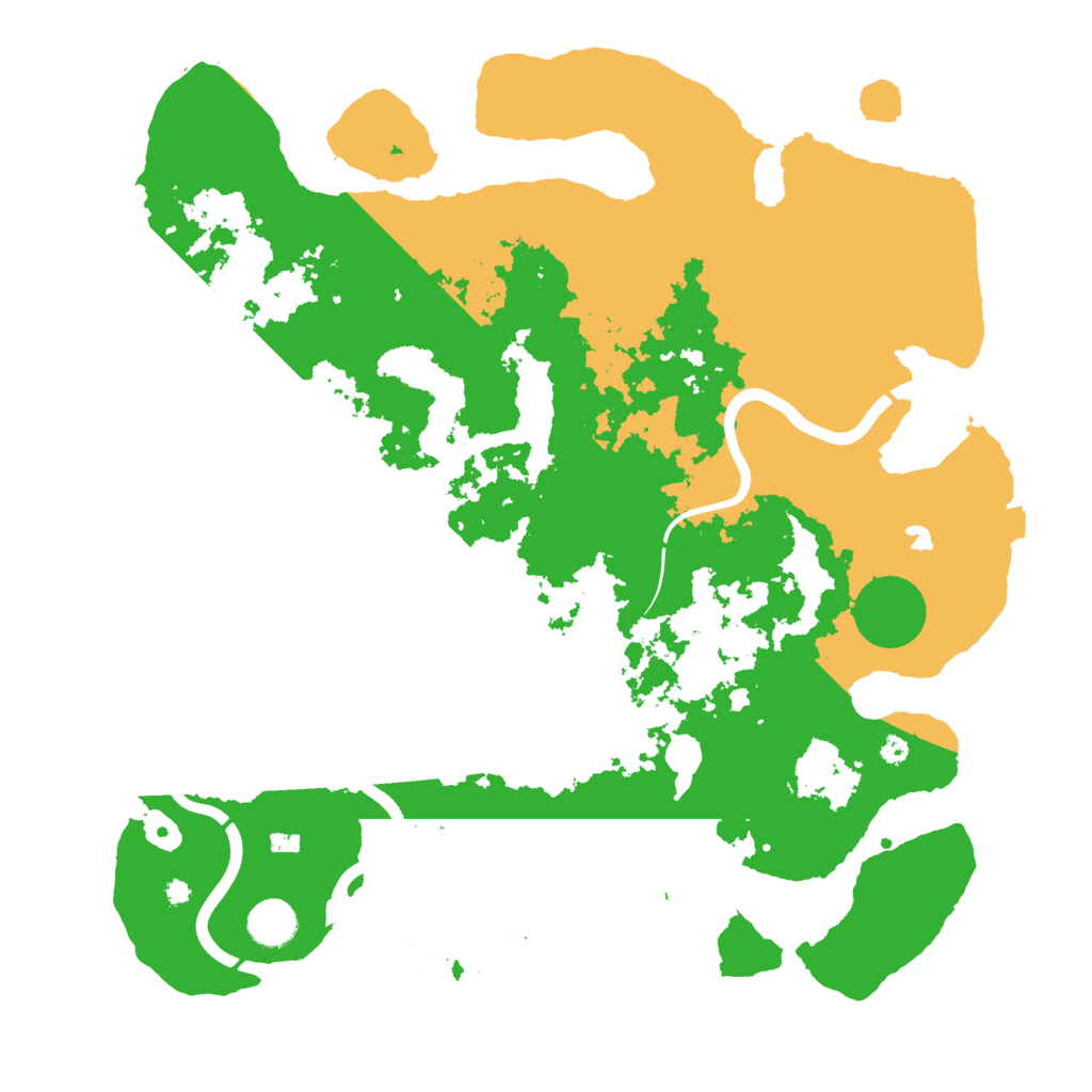 Biome Rust Map: Procedural Map, Size: 4000, Seed: 1105409172