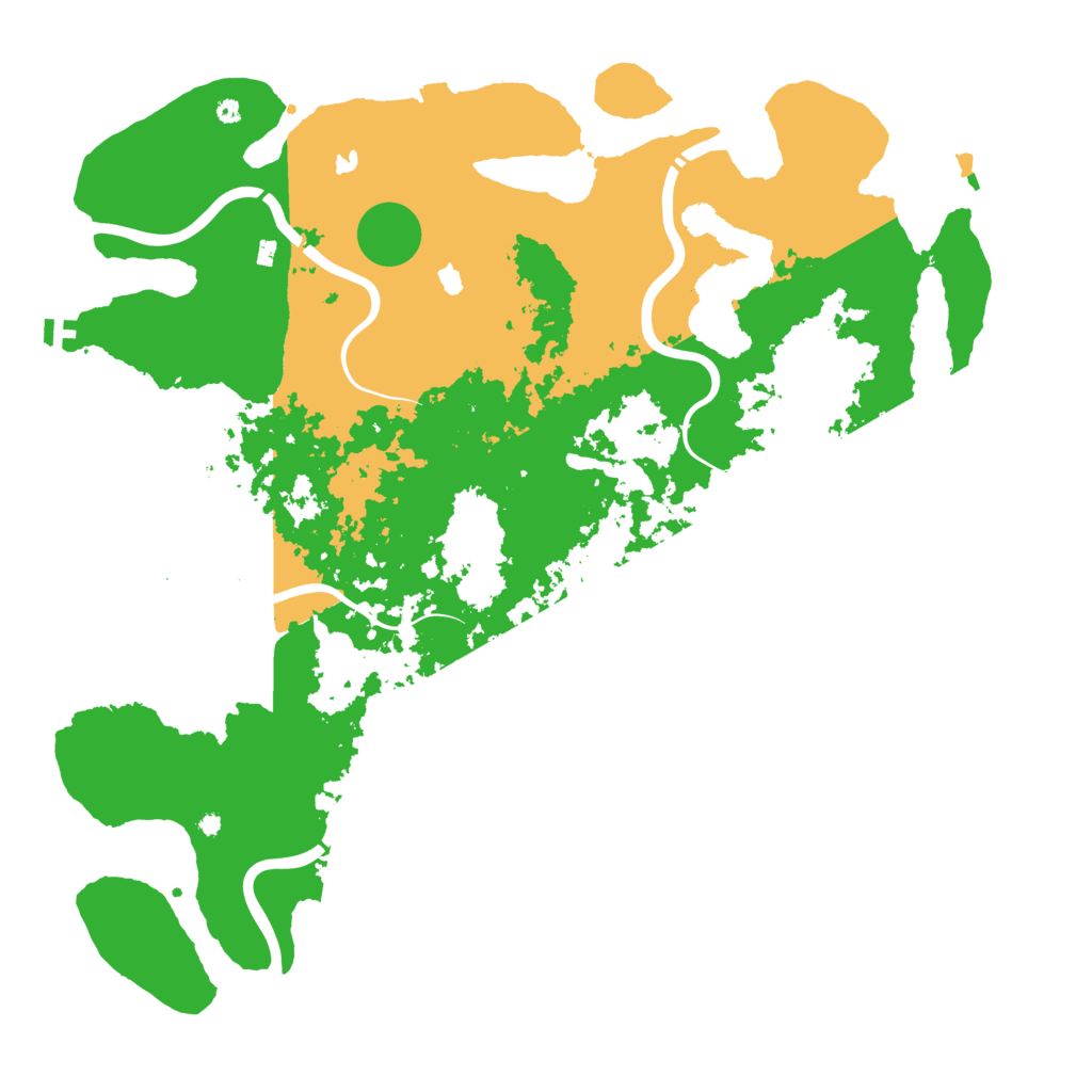 Biome Rust Map: Procedural Map, Size: 4500, Seed: 861489225