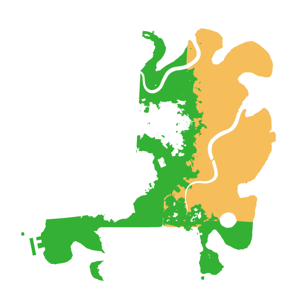 Biome Rust Map: Procedural Map, Size: 3500, Seed: 1454132055