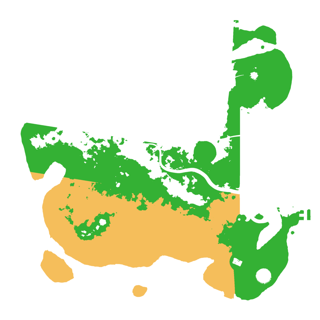 Biome Rust Map: Procedural Map, Size: 3750, Seed: 496252357