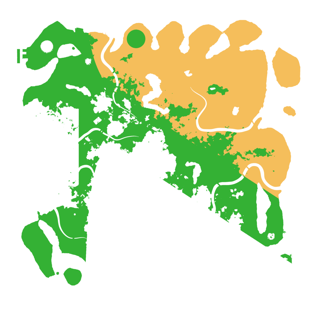 Biome Rust Map: Procedural Map, Size: 4500, Seed: 1405865