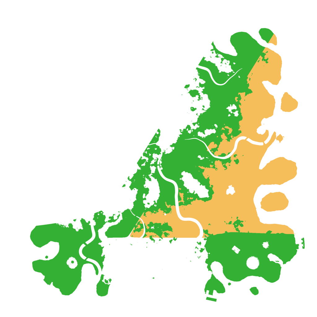 Biome Rust Map: Procedural Map, Size: 4400, Seed: 970430256