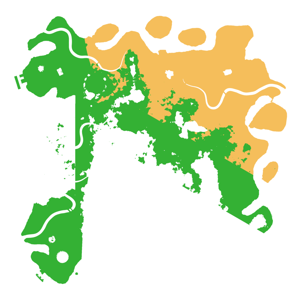 Biome Rust Map: Procedural Map, Size: 4500, Seed: 676742069
