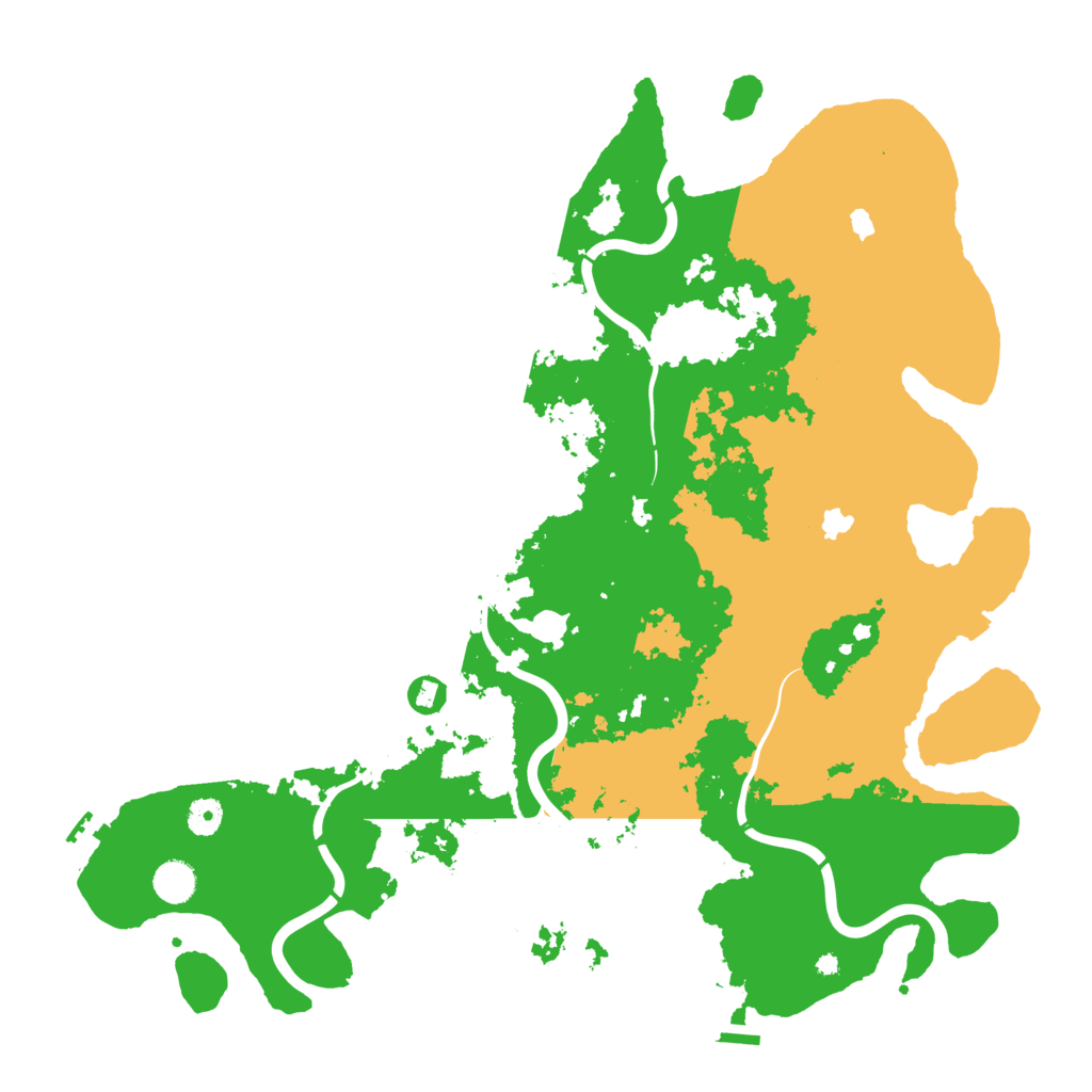 Biome Rust Map: Procedural Map, Size: 4500, Seed: 262577999