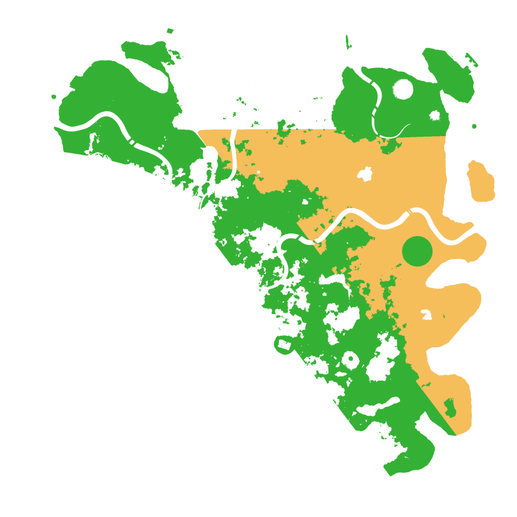 Biome Rust Map: Procedural Map, Size: 4500, Seed: 5042026