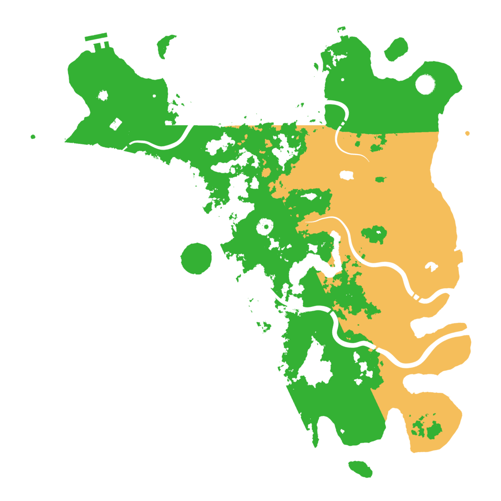 Biome Rust Map: Procedural Map, Size: 4500, Seed: 1194241338