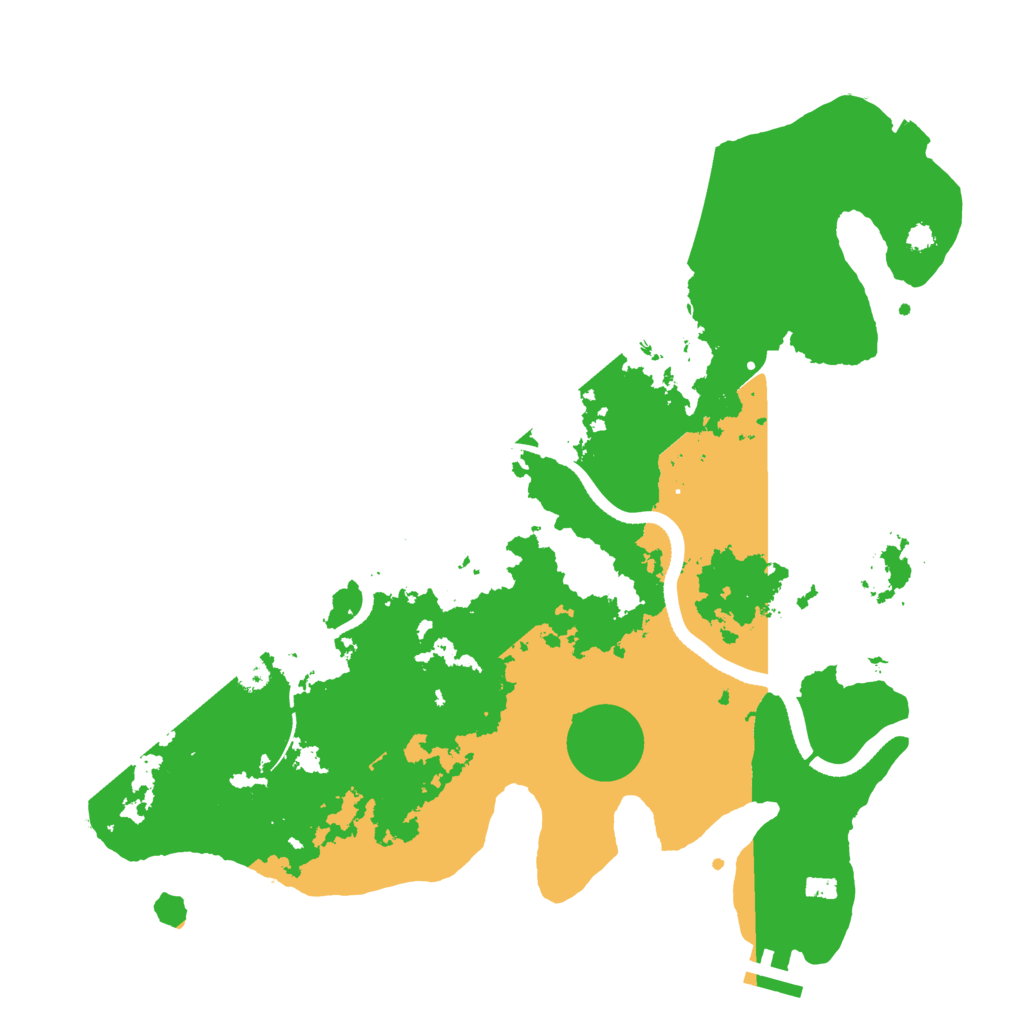 Biome Rust Map: Procedural Map, Size: 3500, Seed: 2078752759