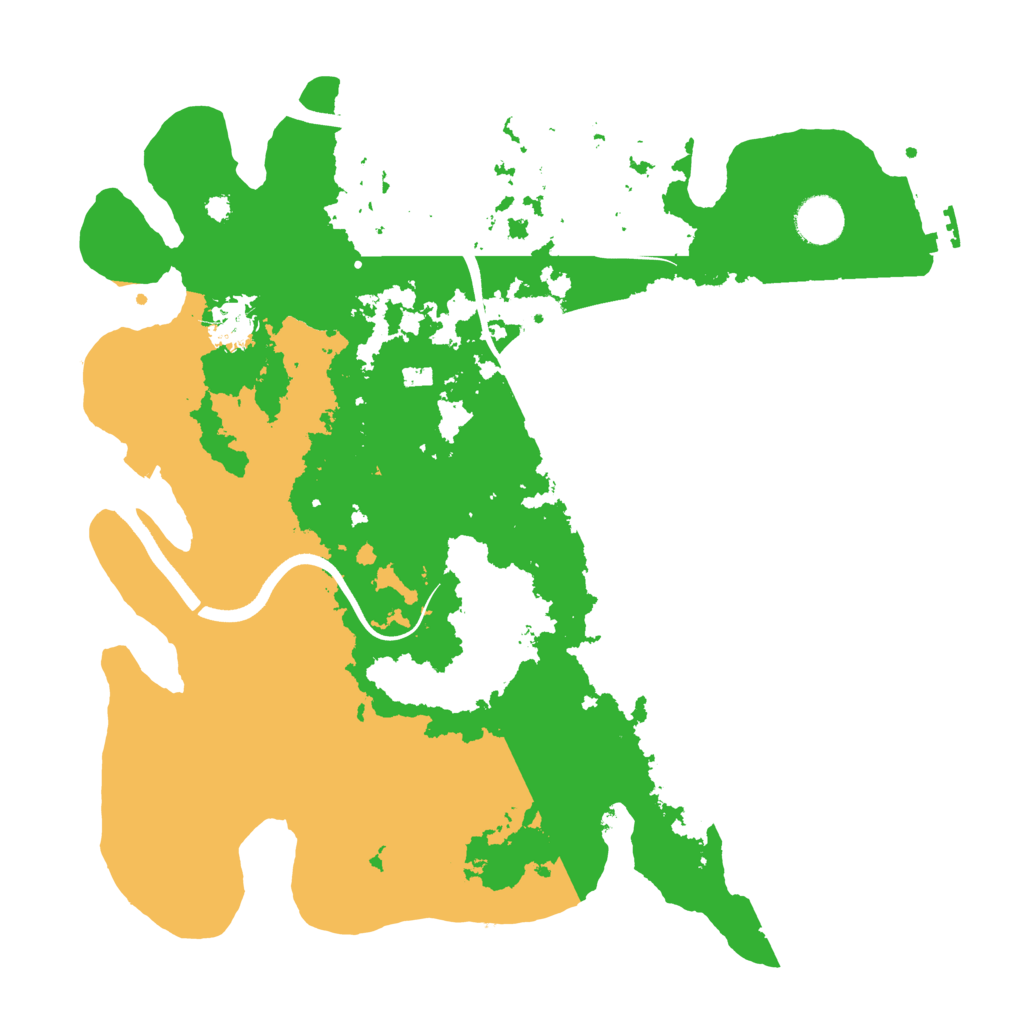 Biome Rust Map: Procedural Map, Size: 3700, Seed: 523975544