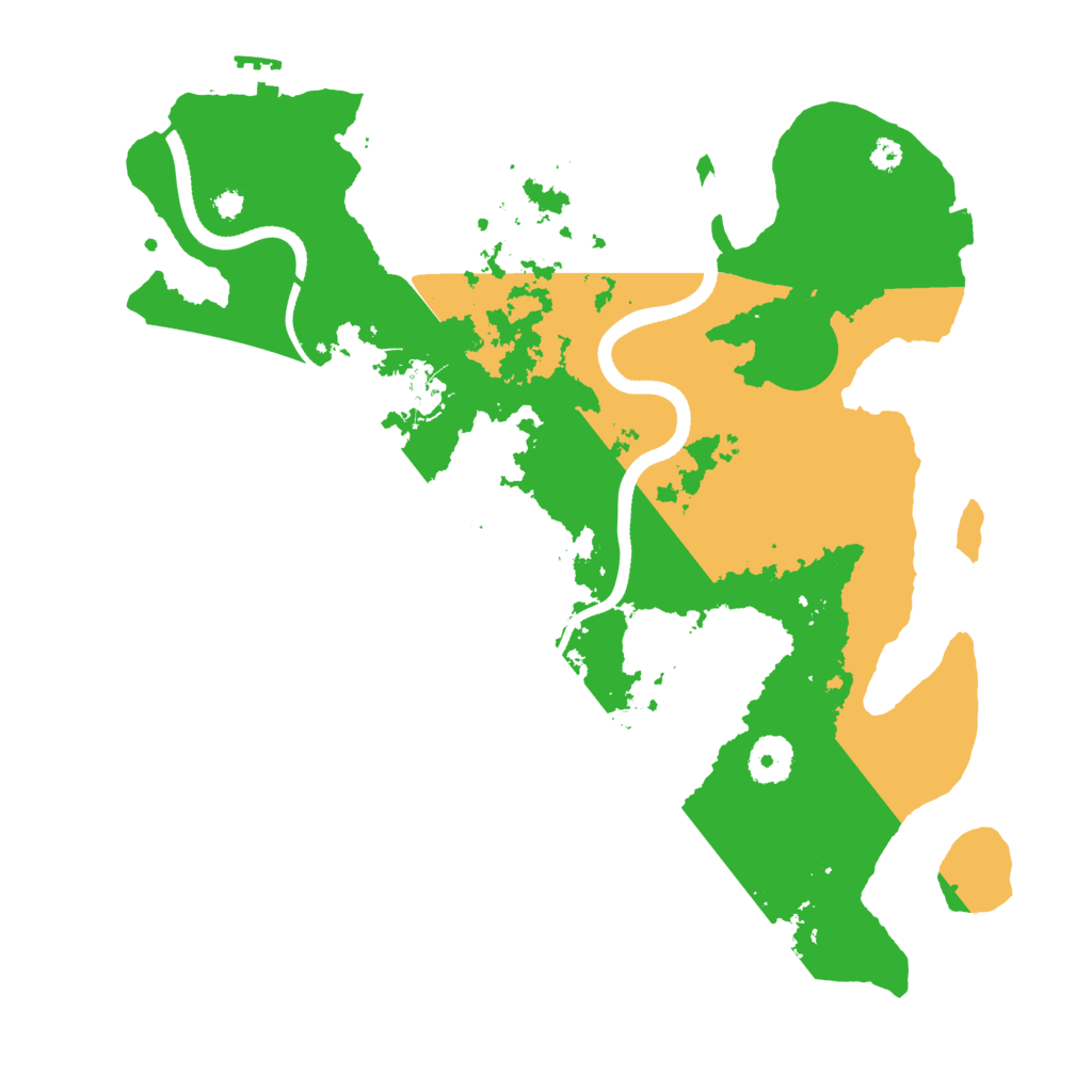Biome Rust Map: Procedural Map, Size: 3500, Seed: 1930813691