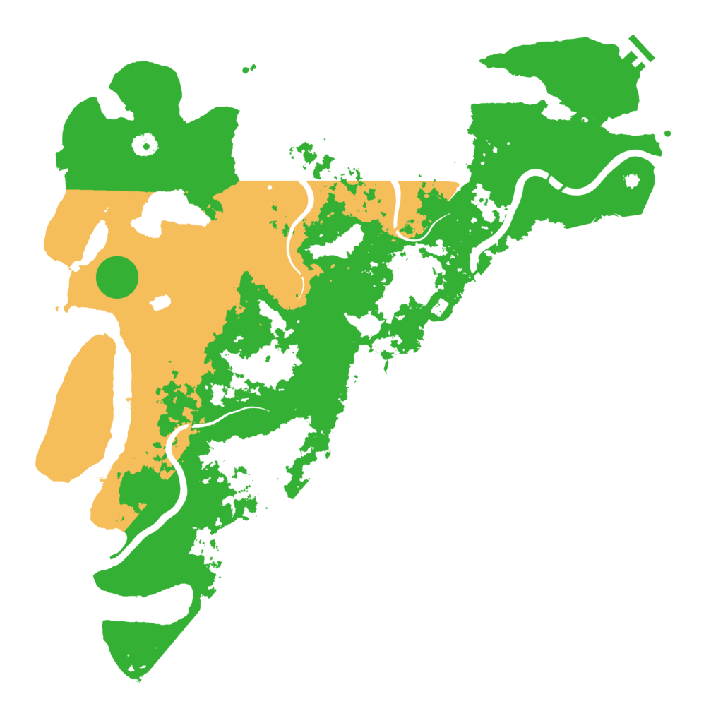 Biome Rust Map: Procedural Map, Size: 4500, Seed: 223110592