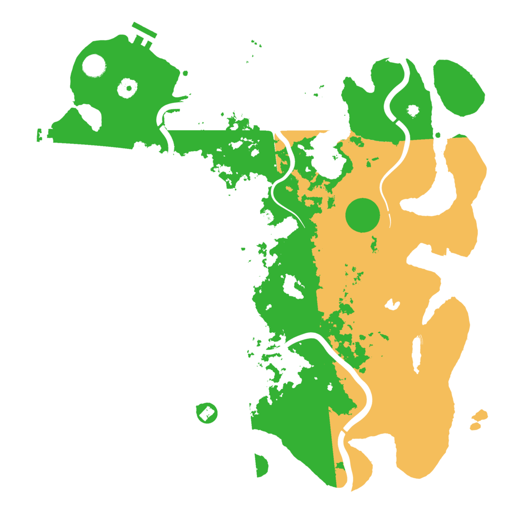 Biome Rust Map: Procedural Map, Size: 4000, Seed: 920672578