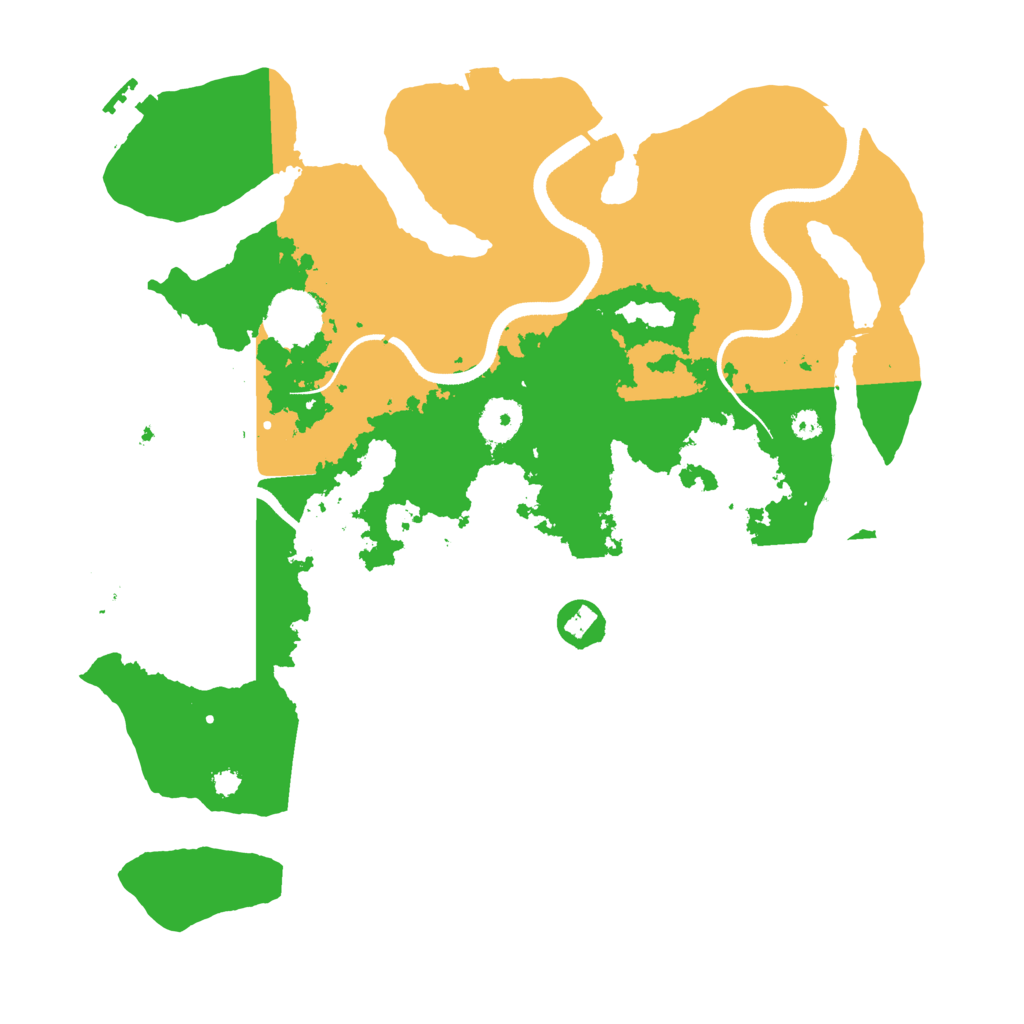 Biome Rust Map: Procedural Map, Size: 3500, Seed: 1347674269