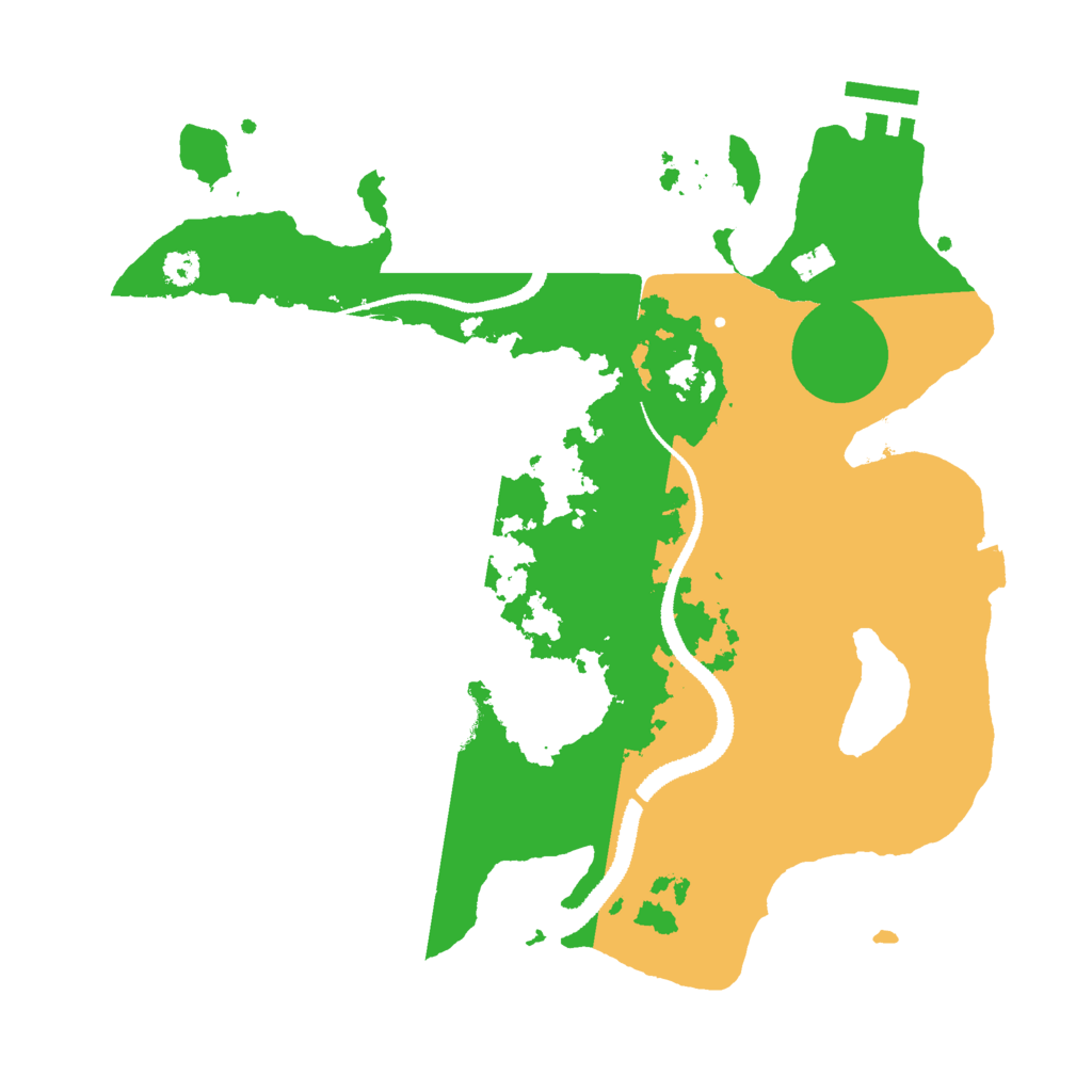 Biome Rust Map: Procedural Map, Size: 3000, Seed: 423169034
