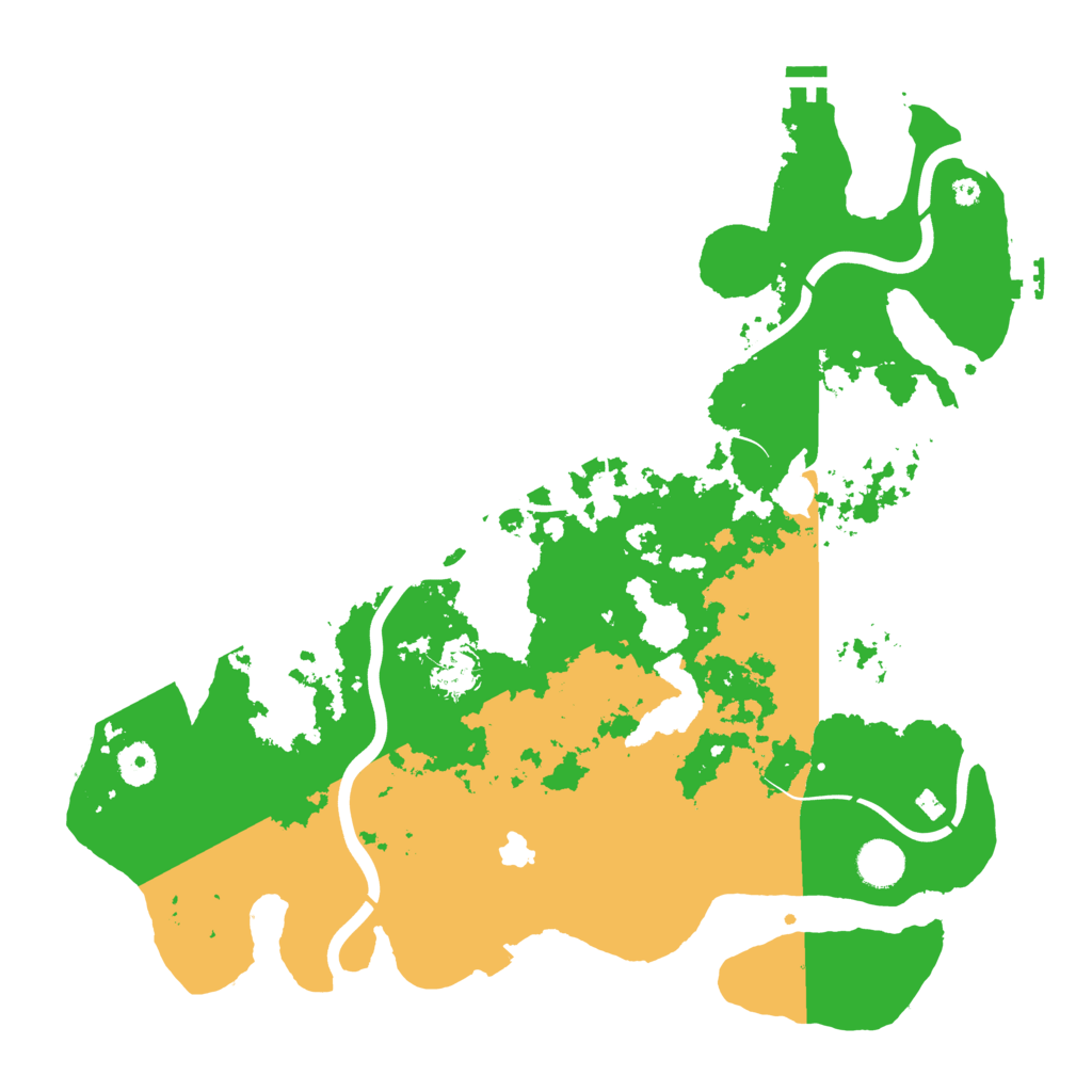 Biome Rust Map: Procedural Map, Size: 4000, Seed: 2126383244