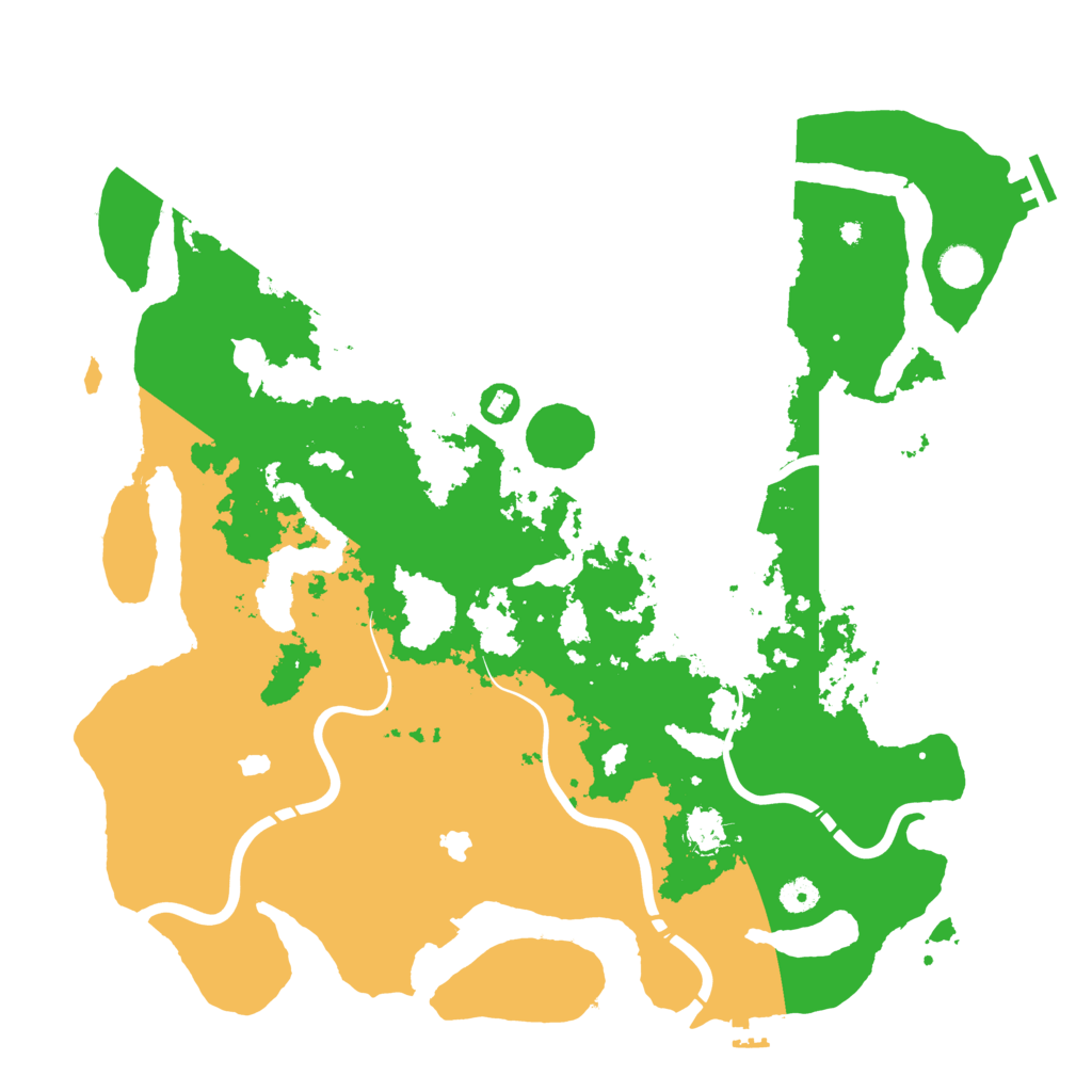 Biome Rust Map: Procedural Map, Size: 4500, Seed: 620351077