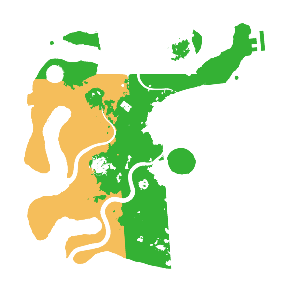 Biome Rust Map: Procedural Map, Size: 3000, Seed: 266196339