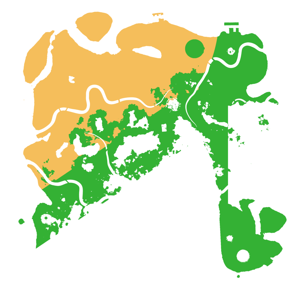 Biome Rust Map: Procedural Map, Size: 4250, Seed: 94846434