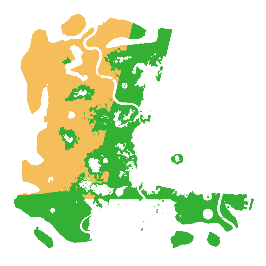Biome Rust Map: Procedural Map, Size: 4500, Seed: 1096314888