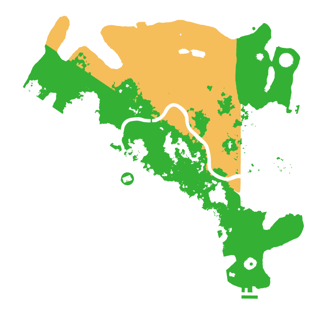 Biome Rust Map: Procedural Map, Size: 3990, Seed: 3900
