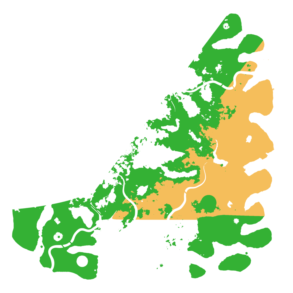 Biome Rust Map: Procedural Map, Size: 5000, Seed: 5062026