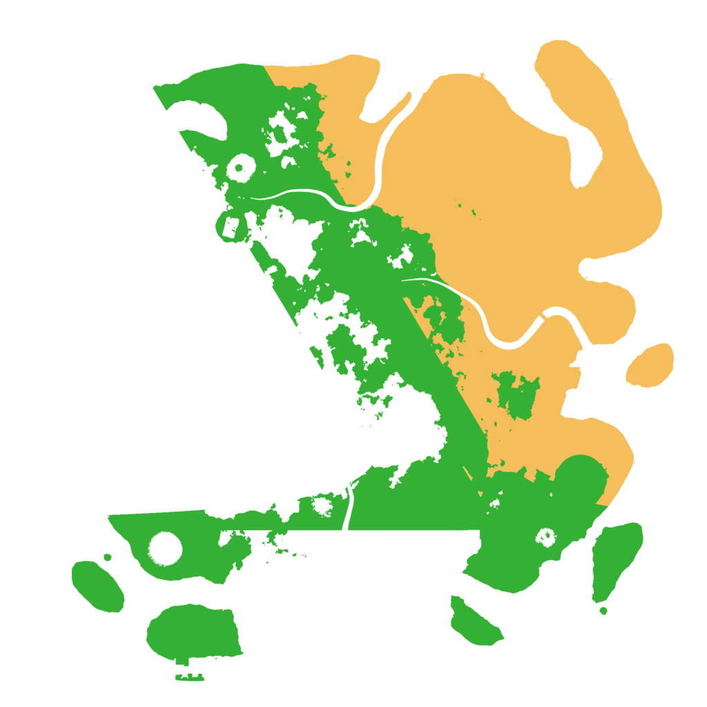 Biome Rust Map: Procedural Map, Size: 3750, Seed: 1268683866