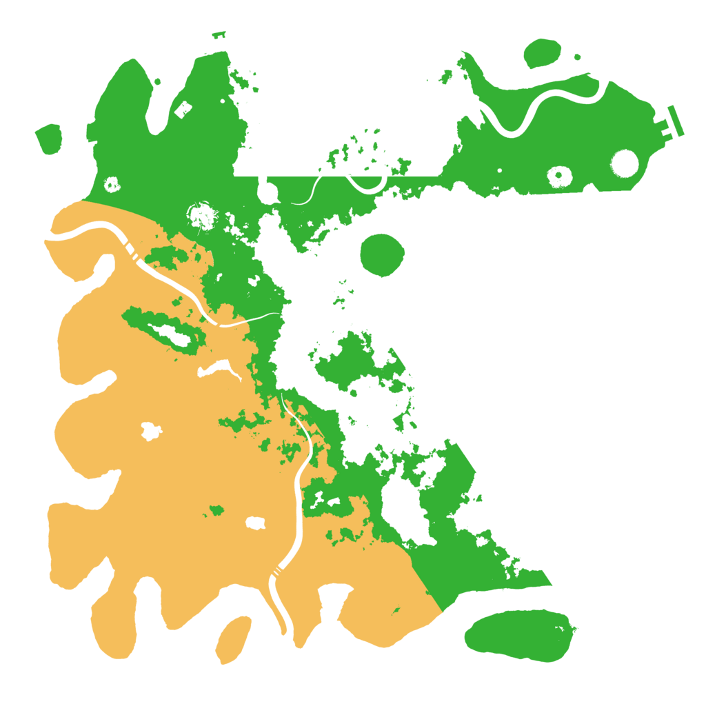 Biome Rust Map: Procedural Map, Size: 4500, Seed: 887097260