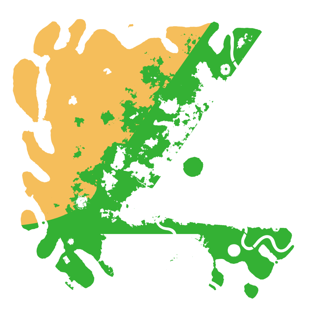 Biome Rust Map: Procedural Map, Size: 4500, Seed: 998284313
