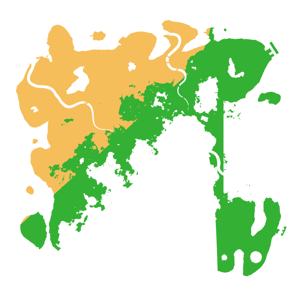 Biome Rust Map: Procedural Map, Size: 4500, Seed: 1670802167