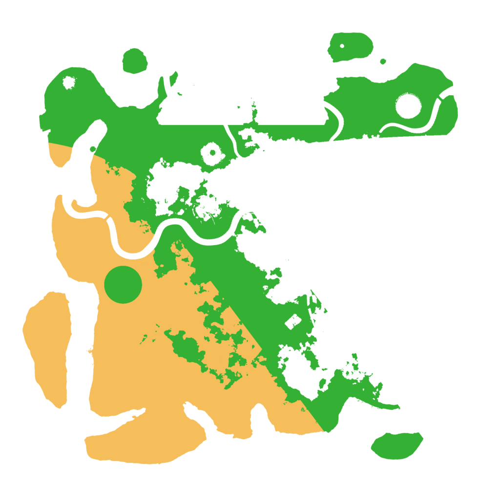 Biome Rust Map: Procedural Map, Size: 3500, Seed: 114630408