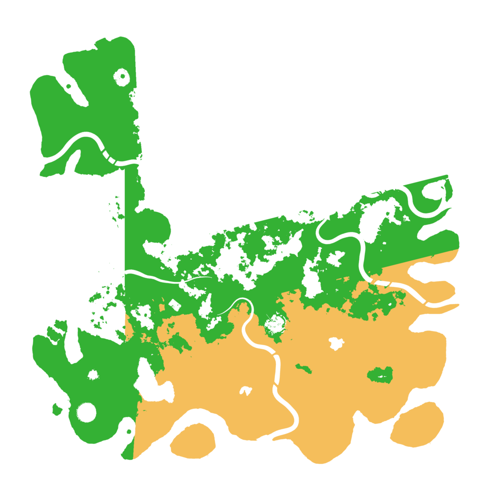 Biome Rust Map: Procedural Map, Size: 4500, Seed: 1880806609