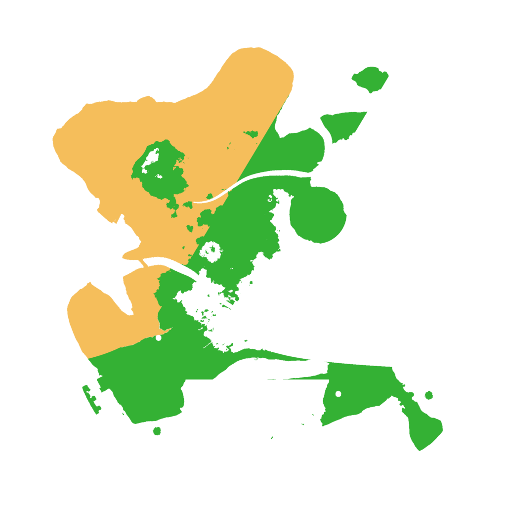 Biome Rust Map: Procedural Map, Size: 2500, Seed: 1426363974