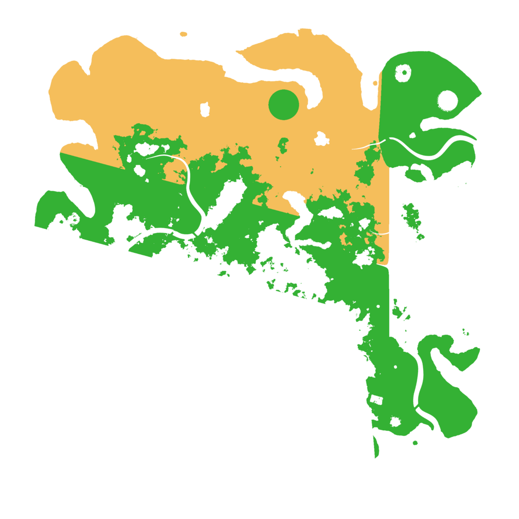 Biome Rust Map: Procedural Map, Size: 4500, Seed: 315630260