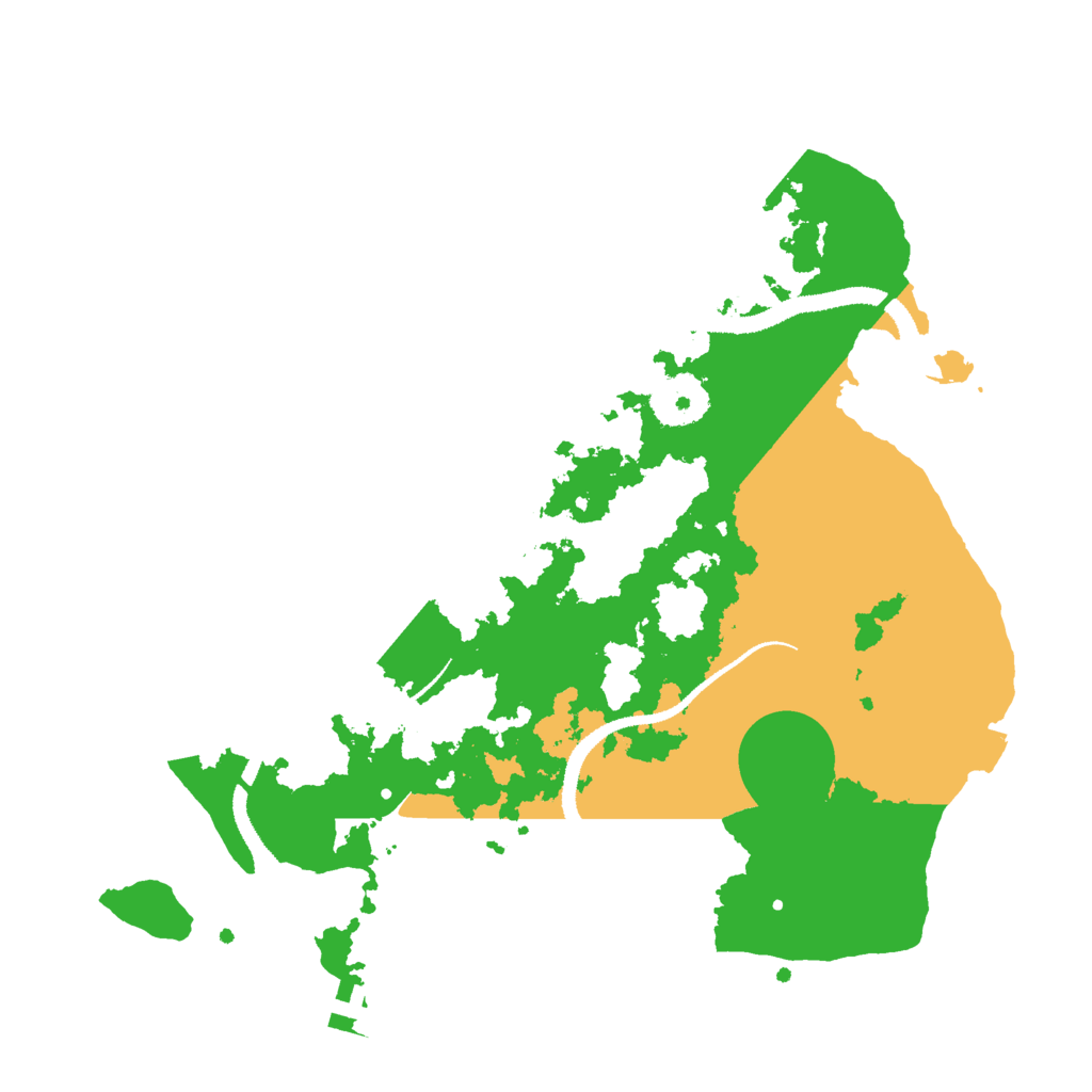 Biome Rust Map: Procedural Map, Size: 3000, Seed: 2129585694
