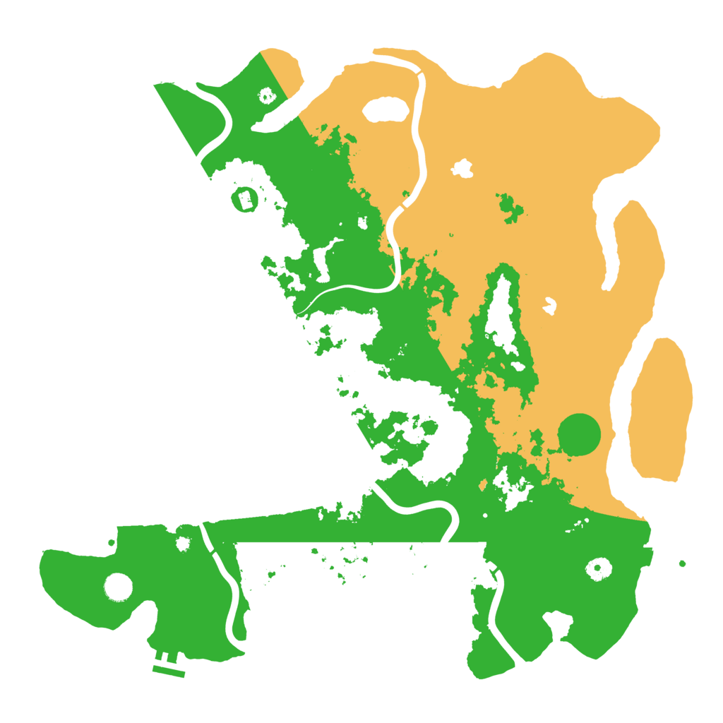 Biome Rust Map: Procedural Map, Size: 4500, Seed: 1071923884