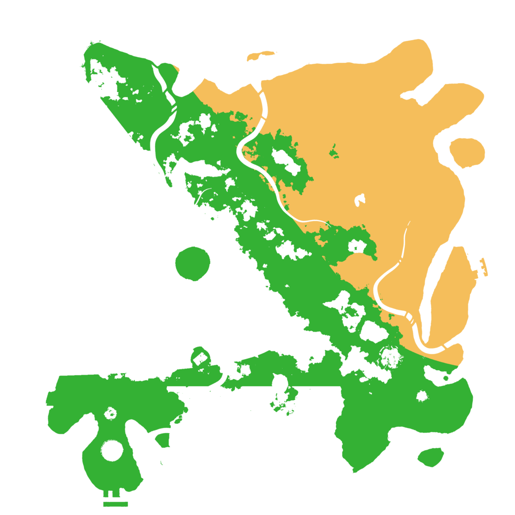 Biome Rust Map: Procedural Map, Size: 4250, Seed: 136195158