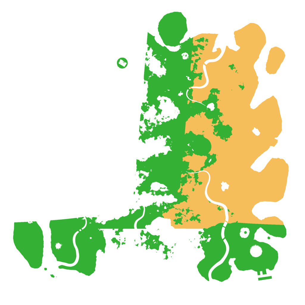 Biome Rust Map: Procedural Map, Size: 4500, Seed: 65133794