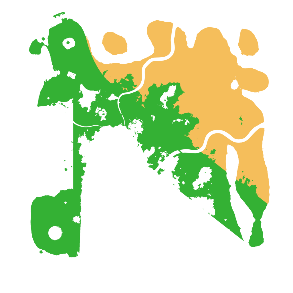 Biome Rust Map: Procedural Map, Size: 3750, Seed: 73