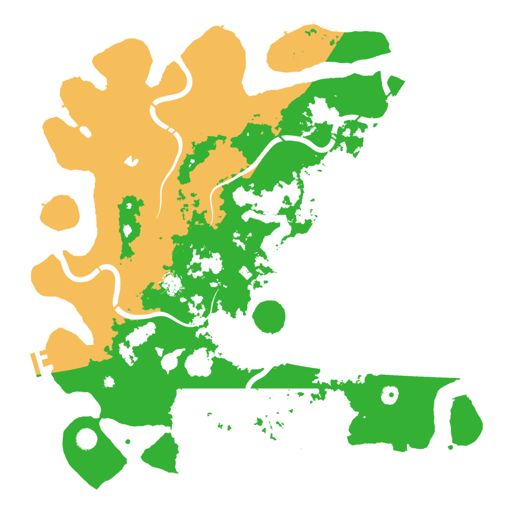 Biome Rust Map: Procedural Map, Size: 4290, Seed: 975288511