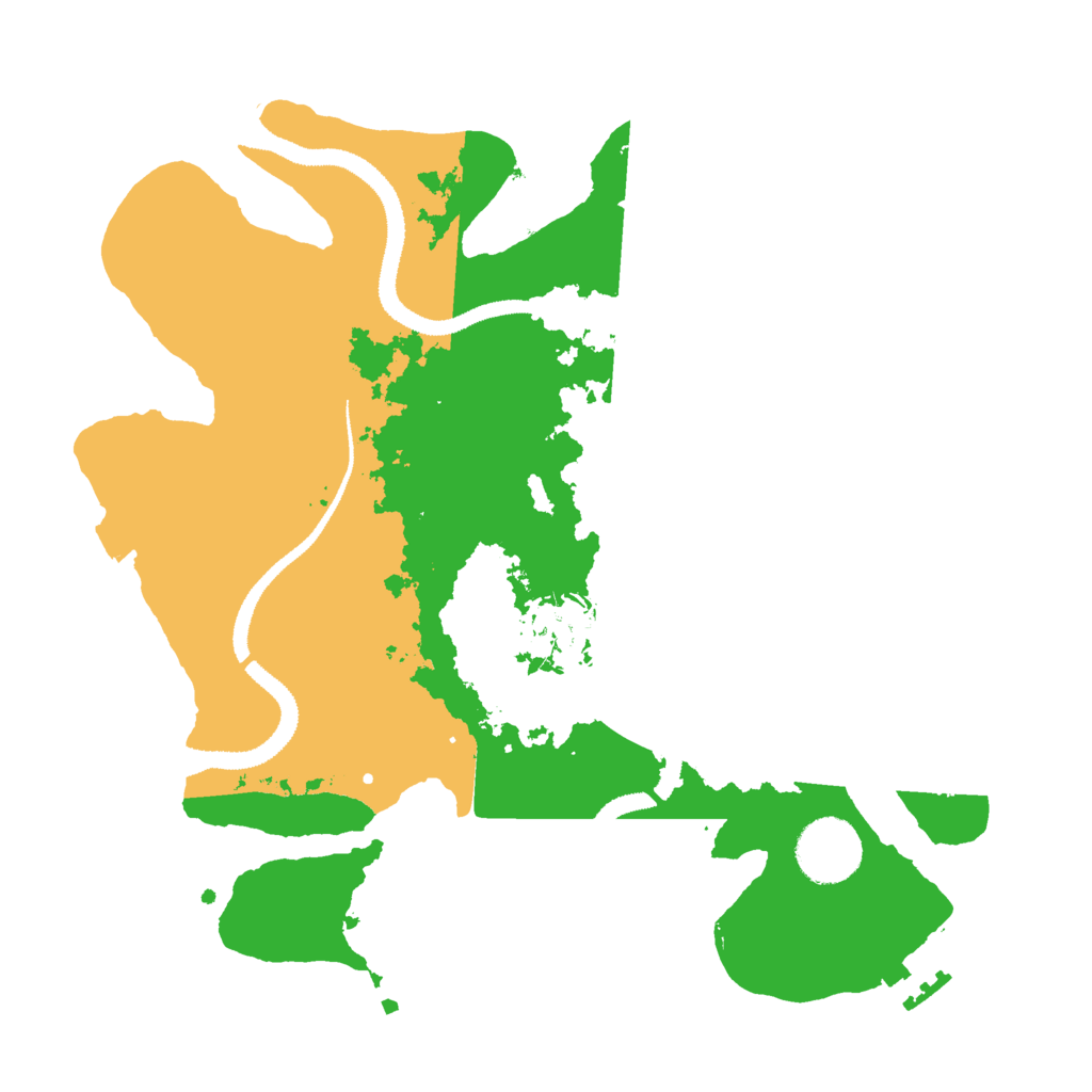 Biome Rust Map: Procedural Map, Size: 3000, Seed: 48618