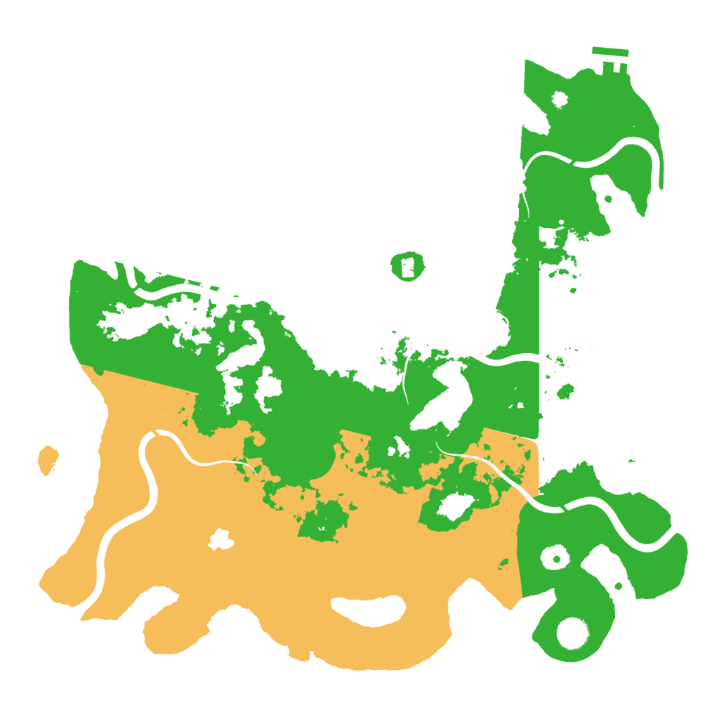 Biome Rust Map: Procedural Map, Size: 4000, Seed: 270143511
