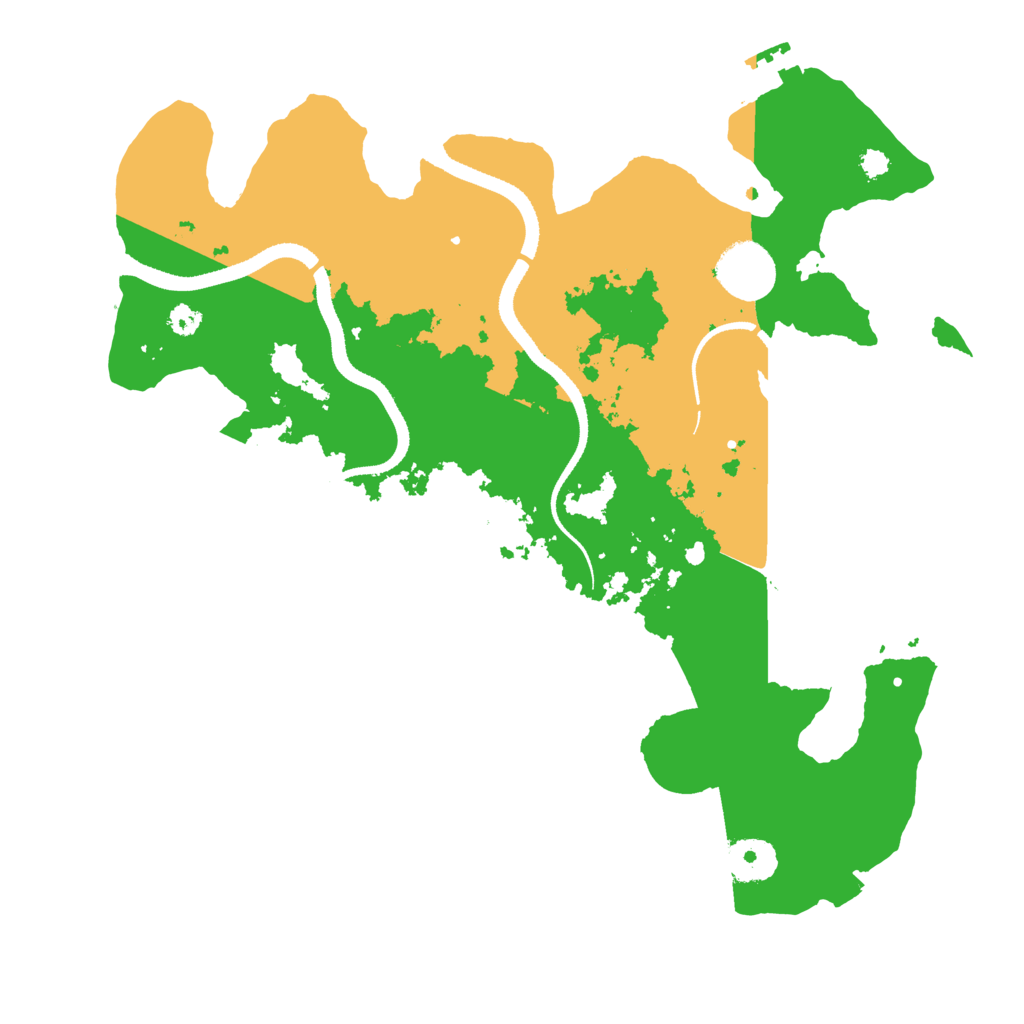 Biome Rust Map: Procedural Map, Size: 3300, Seed: 1071221782