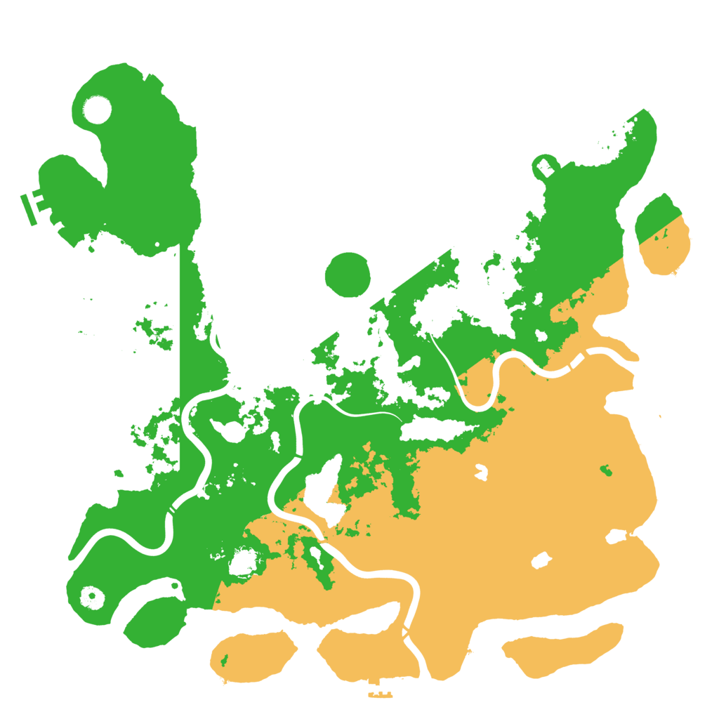 Biome Rust Map: Procedural Map, Size: 4500, Seed: 30698797