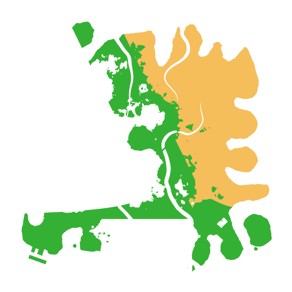 Biome Rust Map: Procedural Map, Size: 3250, Seed: 603514325
