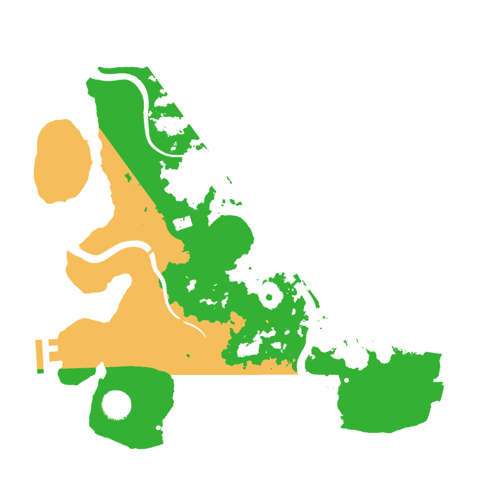Biome Rust Map: Procedural Map, Size: 3000, Seed: 7052026