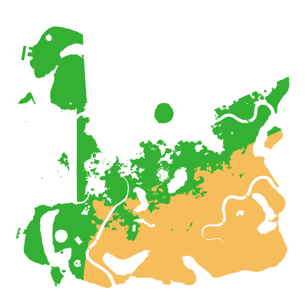 Biome Rust Map: Procedural Map, Size: 4300, Seed: 1973242891